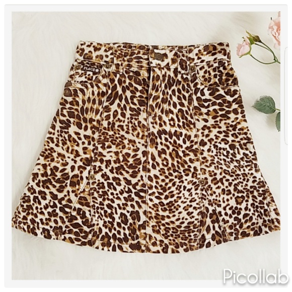 The Children's Place Other - Children's Place Leopard Cordoroy Skirt